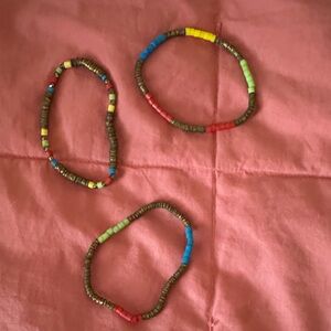 Colorful Beaded Bracelets Set